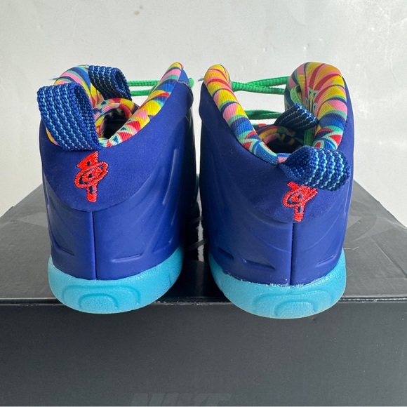 Nike Little Posite One TD 'Multi-Color' DQ0378-400 Size 9c - Picture 4 of 8